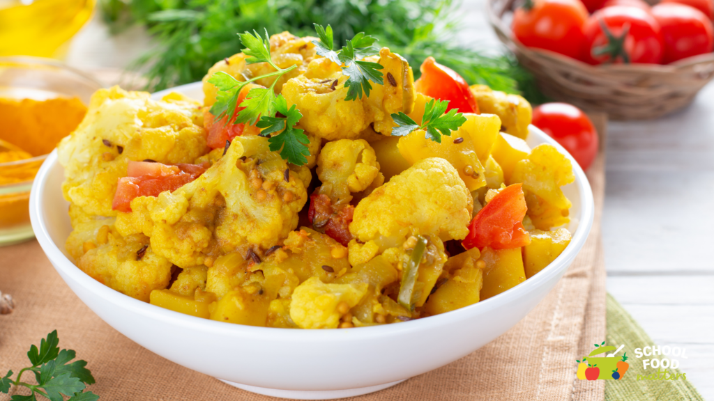 Cauliflower Katsu Curry School Food Matters