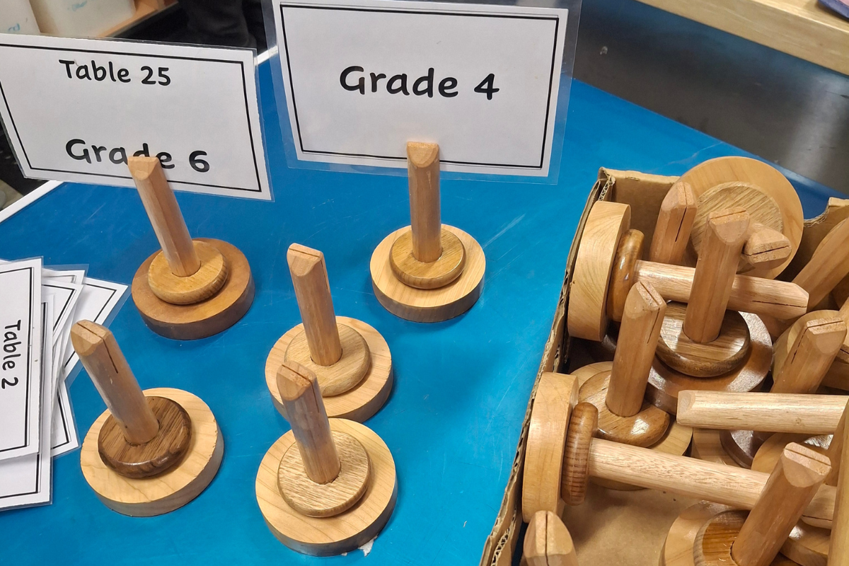 East Devonport Primary School Wooden stands